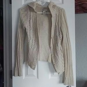 Cream cardigan
